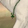 A cute Saint Patrick's day necklace. A cute Saint Patrick's day necklace.